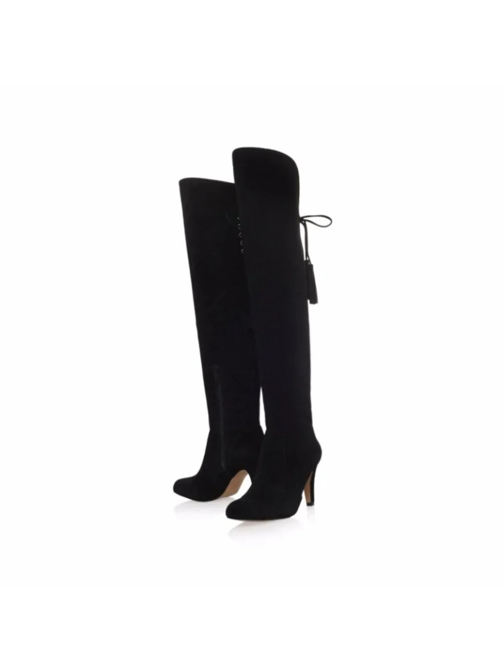 VINCE CAMUTO Boots Cherline Black Suede Leather Over the Knee Boots SZ 6 NEW